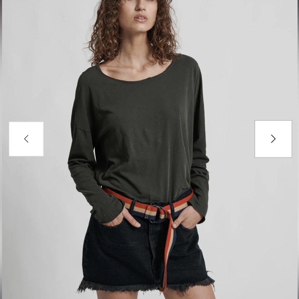 One Teaspoon Fox Black Junkyard Jean Skirt